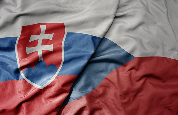 Česká a slovenská vlajka 