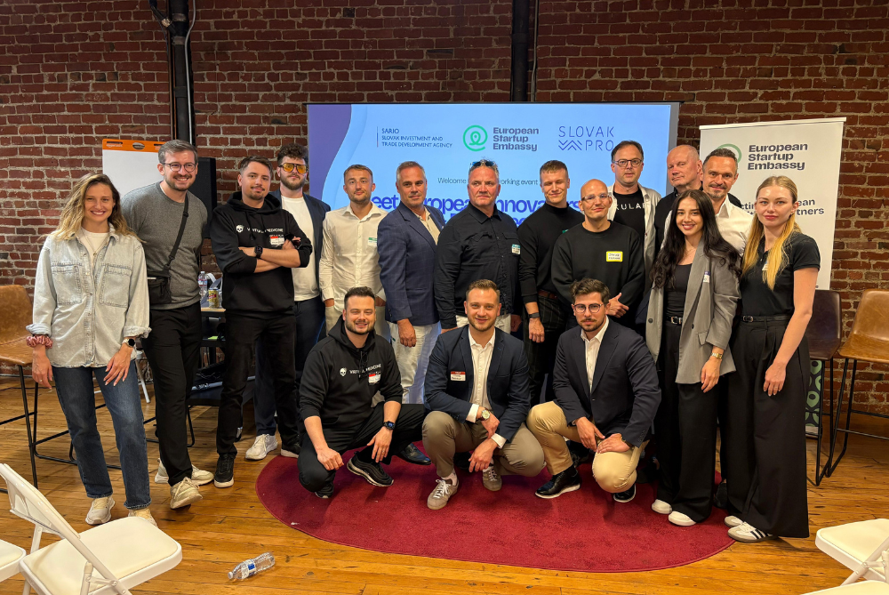 Representatives of Slovak companies during the accompanying networking programme of the business mission to the USA, organised on the occasion of Deep Tech Week 2026 in San Francisco.