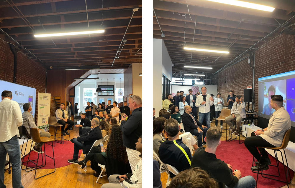 iskusia účastníkov slovenskej podnikateľskej misie do USA počas networkingového programu v San Franciscu.