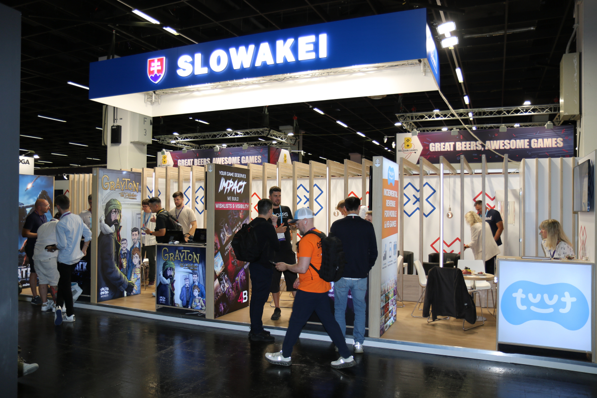 Národný stánok na medzinárodnom veľtrhu Gamescom 2026