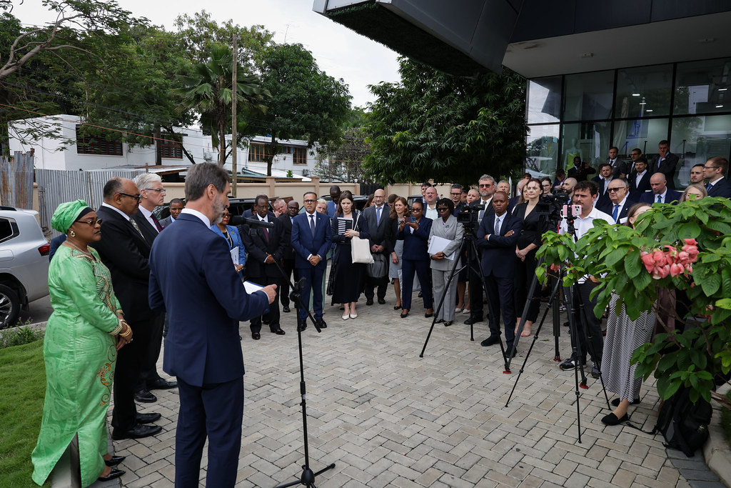 Oficiálne otvorenie Veľvyslanectva SR v Dar es Salaame počas podnikateľskej misie do Kene a Tanzánie.