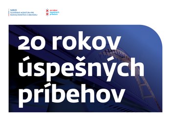 Titulná strana publikácie 20 rokov SARIO