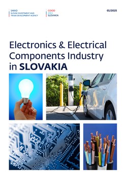 Titulná strana publikácie Electronics and Electrical Components Industry in Slovakia