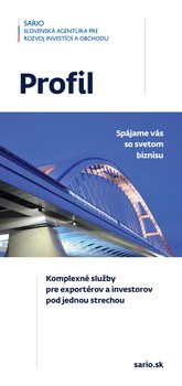 Titulná strana publikácie Profil agentúry SARIO