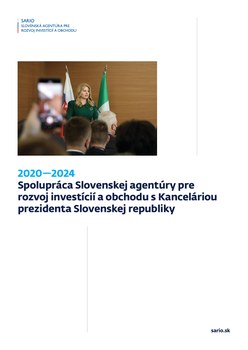 Titulná strana publikácie Spolupráca SARIO s Kanceláriou prezidenta SR