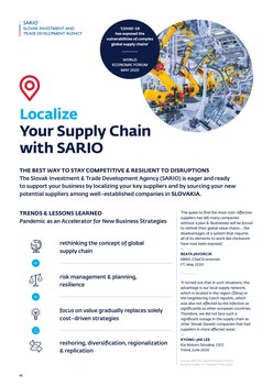Titulná strana publikácie Localize Your Supply Chain with SARIO